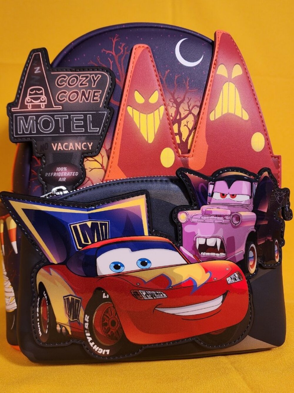 Loungefly Disney Pixar Cars Halloween Costumes Glow-in-the-Dark Mini Backpack